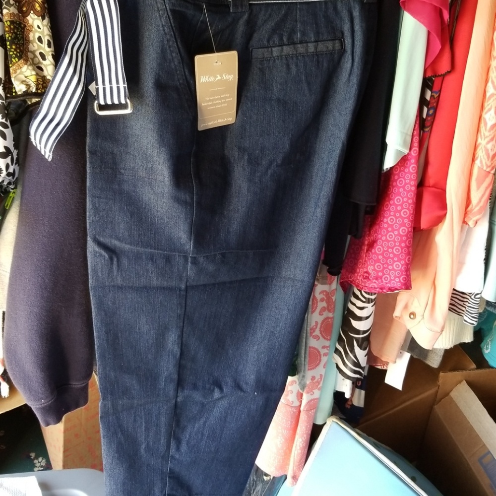 Denim capris